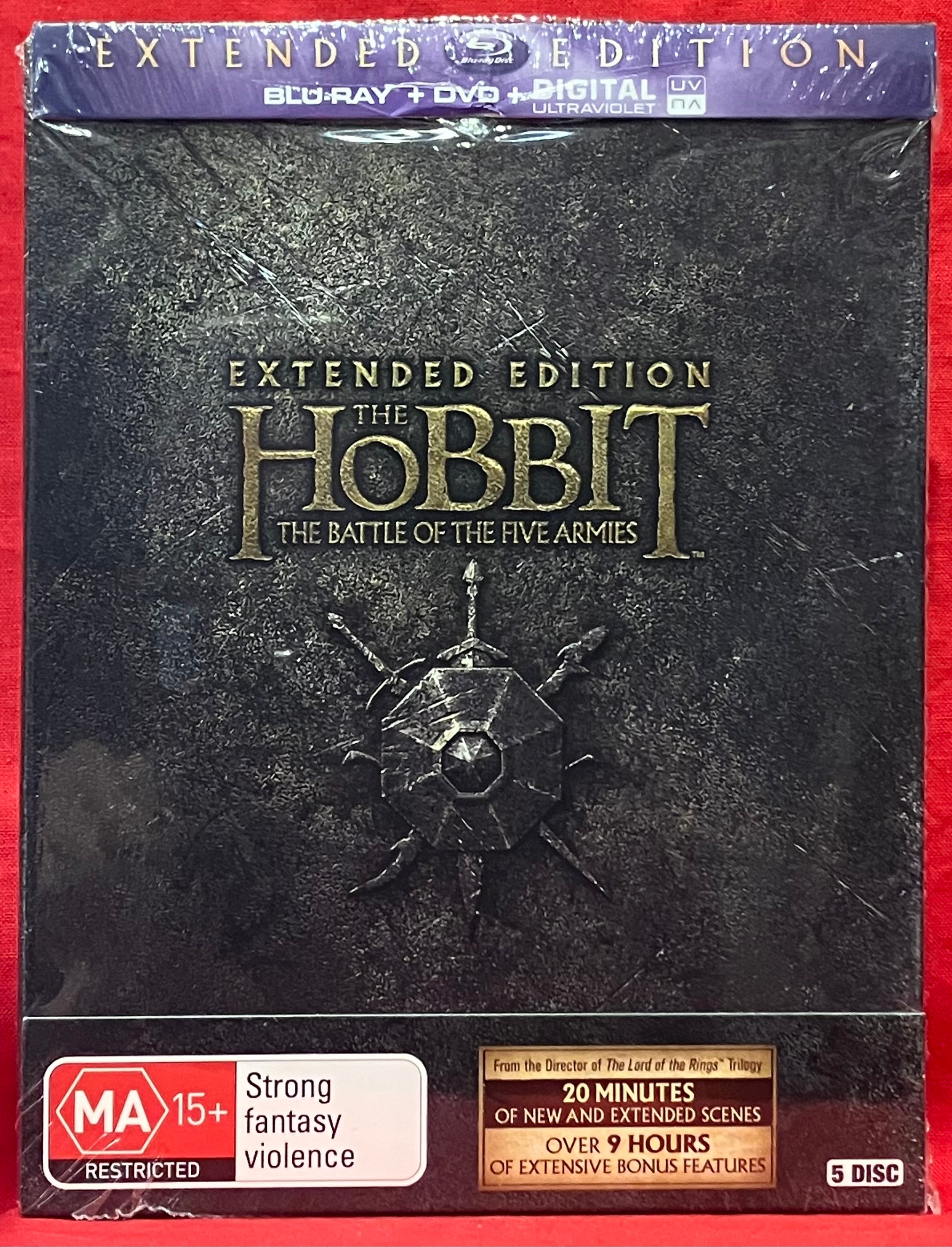 THE HOBBIT - BATTLE OF THE FIVE ARMIES - EXTENDED EDITION - BLU RAY