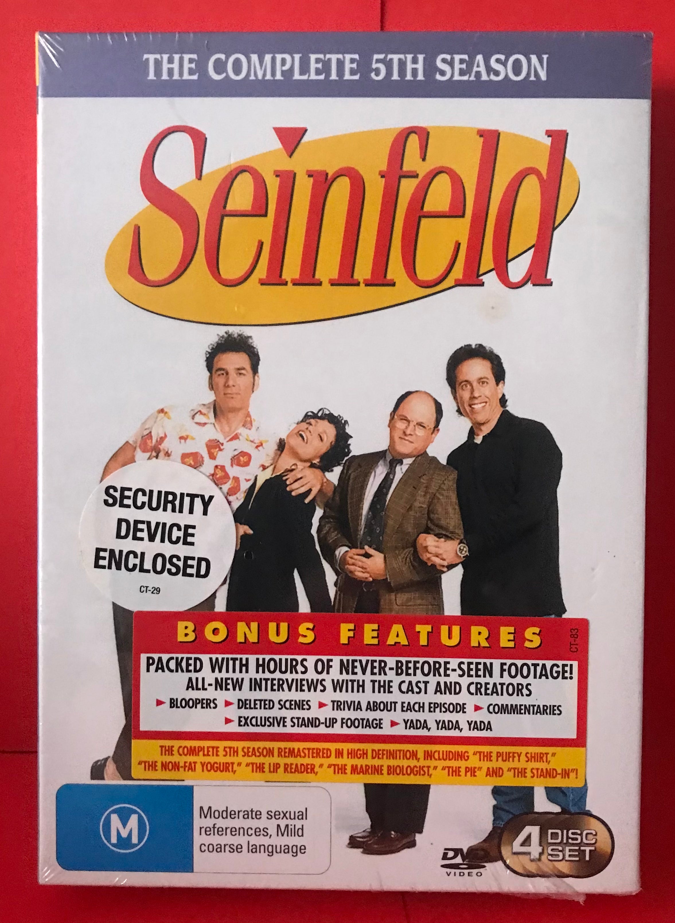 SEINFELD SEASON 5 VOLUME 4 4 DVD DISCS (SEALED) dixonrecycled