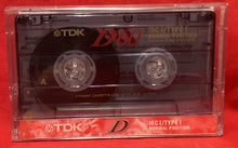 Load image into Gallery viewer, TDK D60 - BLANK CASSETTE - BRAND NEW