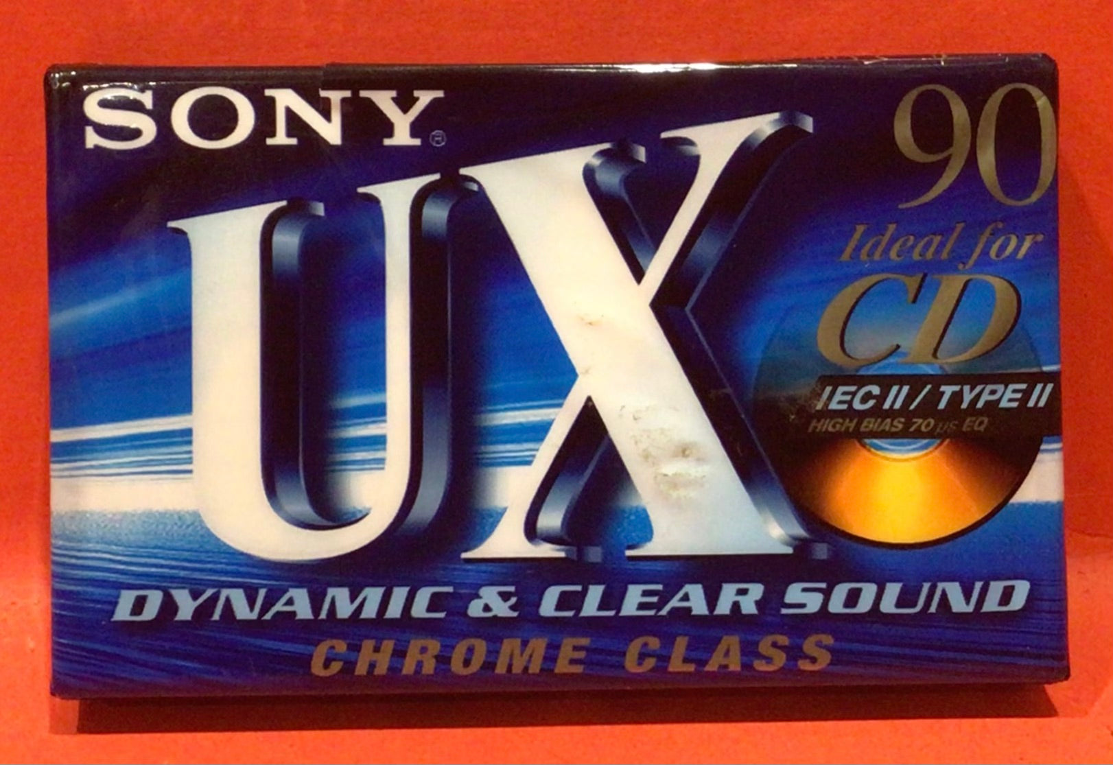 Cassette Audio SONY UX-S 90 - Type II Chrome - Neuve - Old Stock