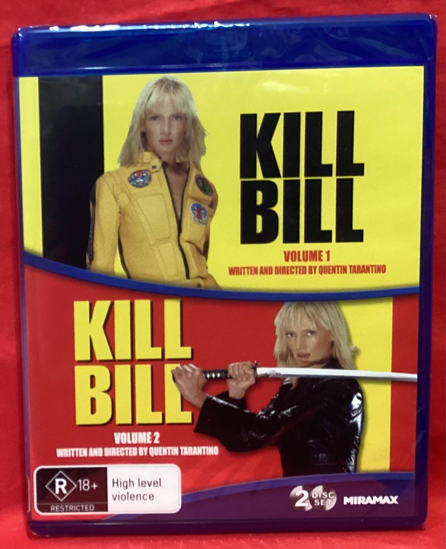KILL BILL - VOLUME 1 AND 2 - BLU RAY (NEW / SEALED) – Dixon
