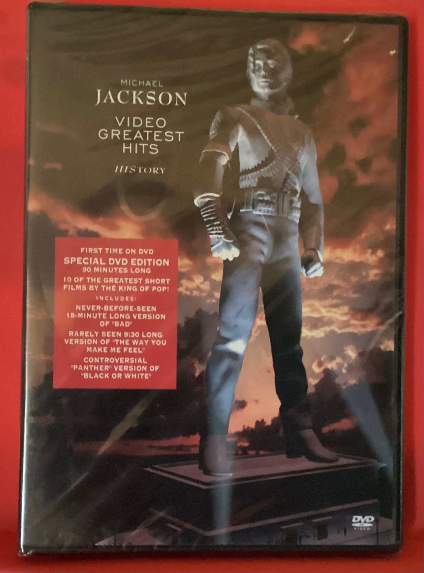 MICHAEL JACKSON - HISTORY - VIDEO GREATEST HITS - DVD (NEW/SEALED