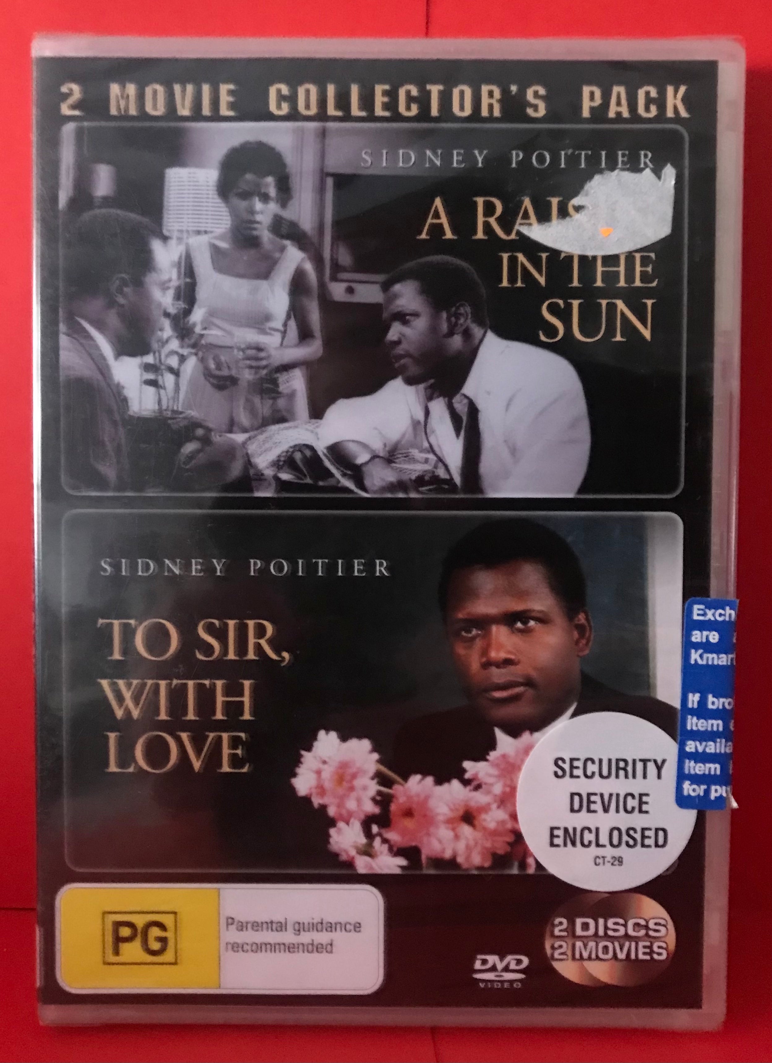 A RAISIN IN THE SUN TO SIR WITH LOVE 2 DVD DISCS SEALED