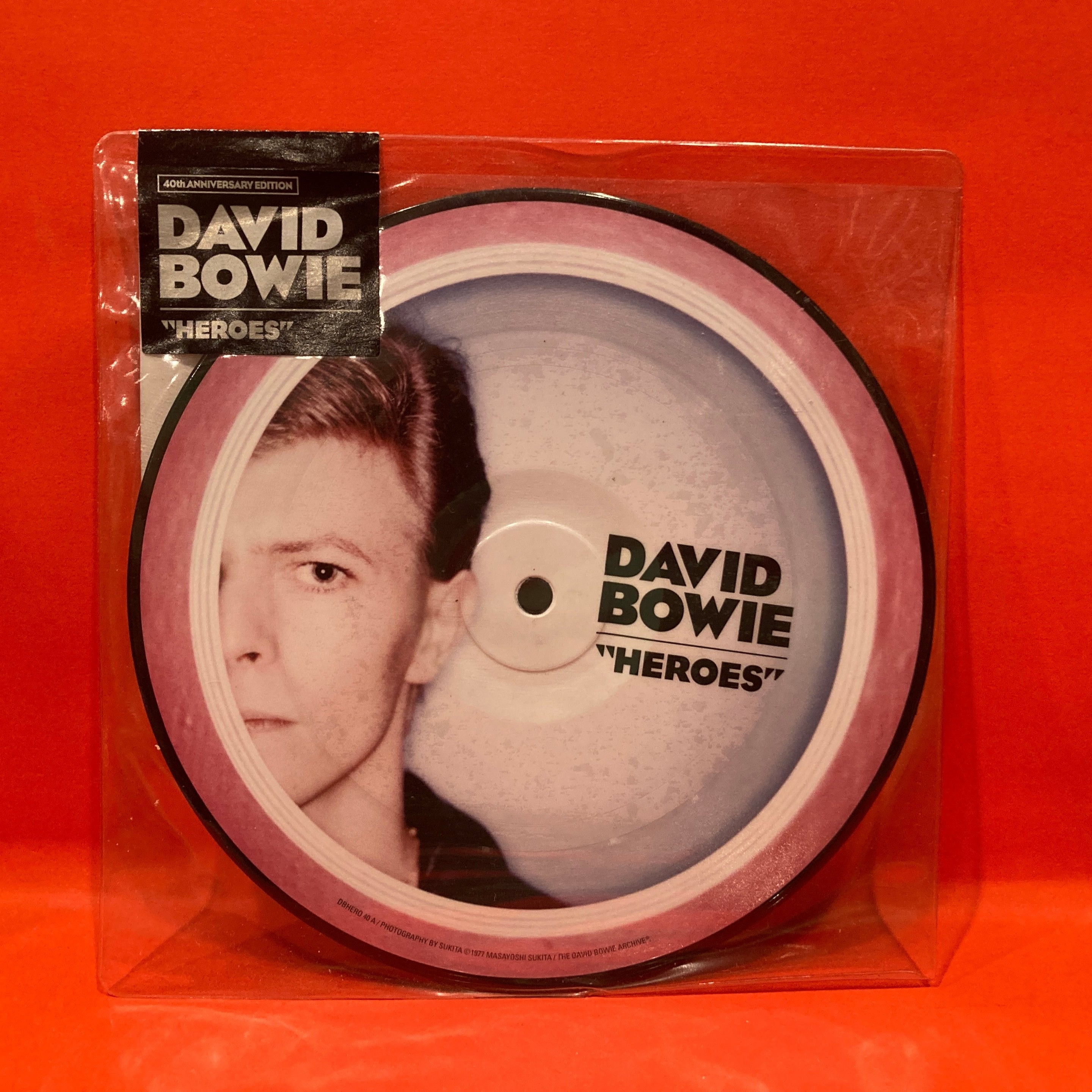 DAVID BOWIE - HEROES - 7" PICTURE DISC VINYL single - MINT/SEALED ...
