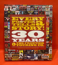 Load image into Gallery viewer, EVERY POSTER TELLS A STORY! 30 YEARS OF THE FRONTIER TOURING CO. - HARDBACK COFFEE TABLE BOOK