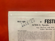 Load image into Gallery viewer, GUY WARREN WITH RED SAUNDERS ORCHESTRA - AFRICA SPEAKS AMERICA ANSWERS LP - VINYL