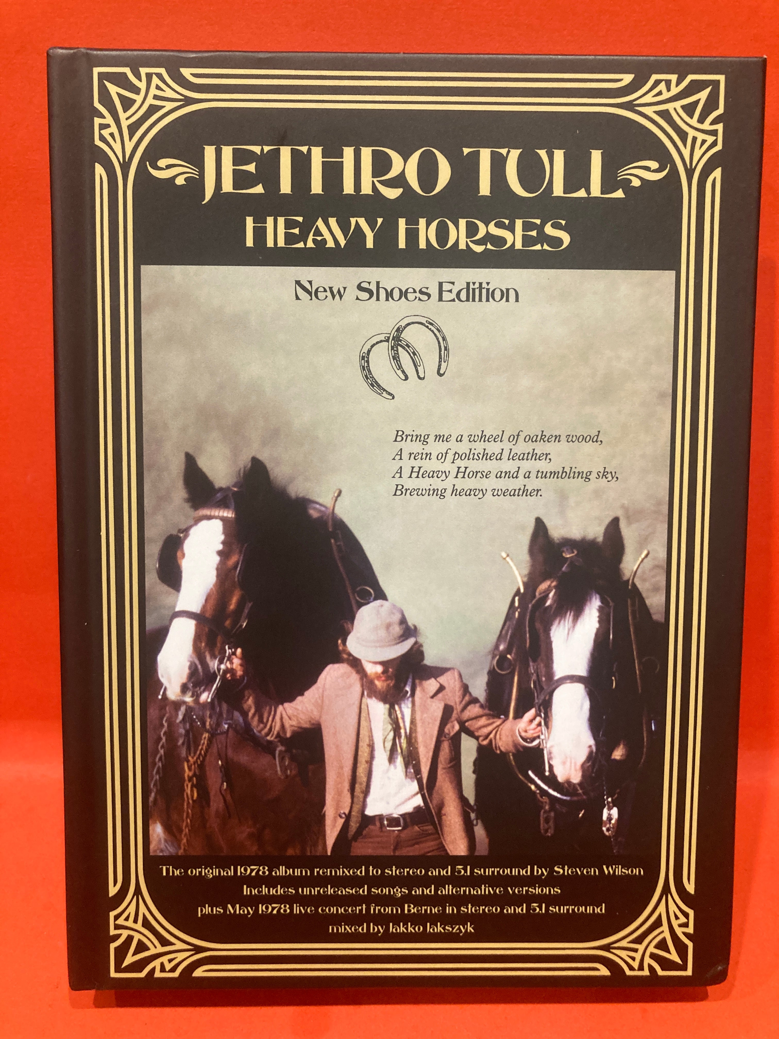 JETHRO TULL - HEAVY HORSES (NEW SHOES EDITION) 2X CD -2X DVD AUDIO
