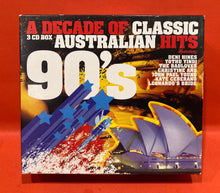 Load image into Gallery viewer, VARIOUS ARTISTS - A DECADE OF CLASSIC AUSTRALIAN HITS - 90S - 3X CD BOX SET