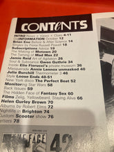 Load image into Gallery viewer, THE FACE MAGAZINE - ANNIE LENNOX COVER - #42 OCTOBER 1983 - BRIAN ENO, MEL GIBSON, GWEN GUTHRIE