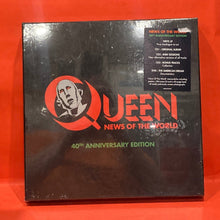 Load image into Gallery viewer, QUEEN - NEWS OF THE WORLD 40TH ANNIVERSARY - LP + 3X CD +DVD  BOX SET  VINYL (NEW/ SEALED)