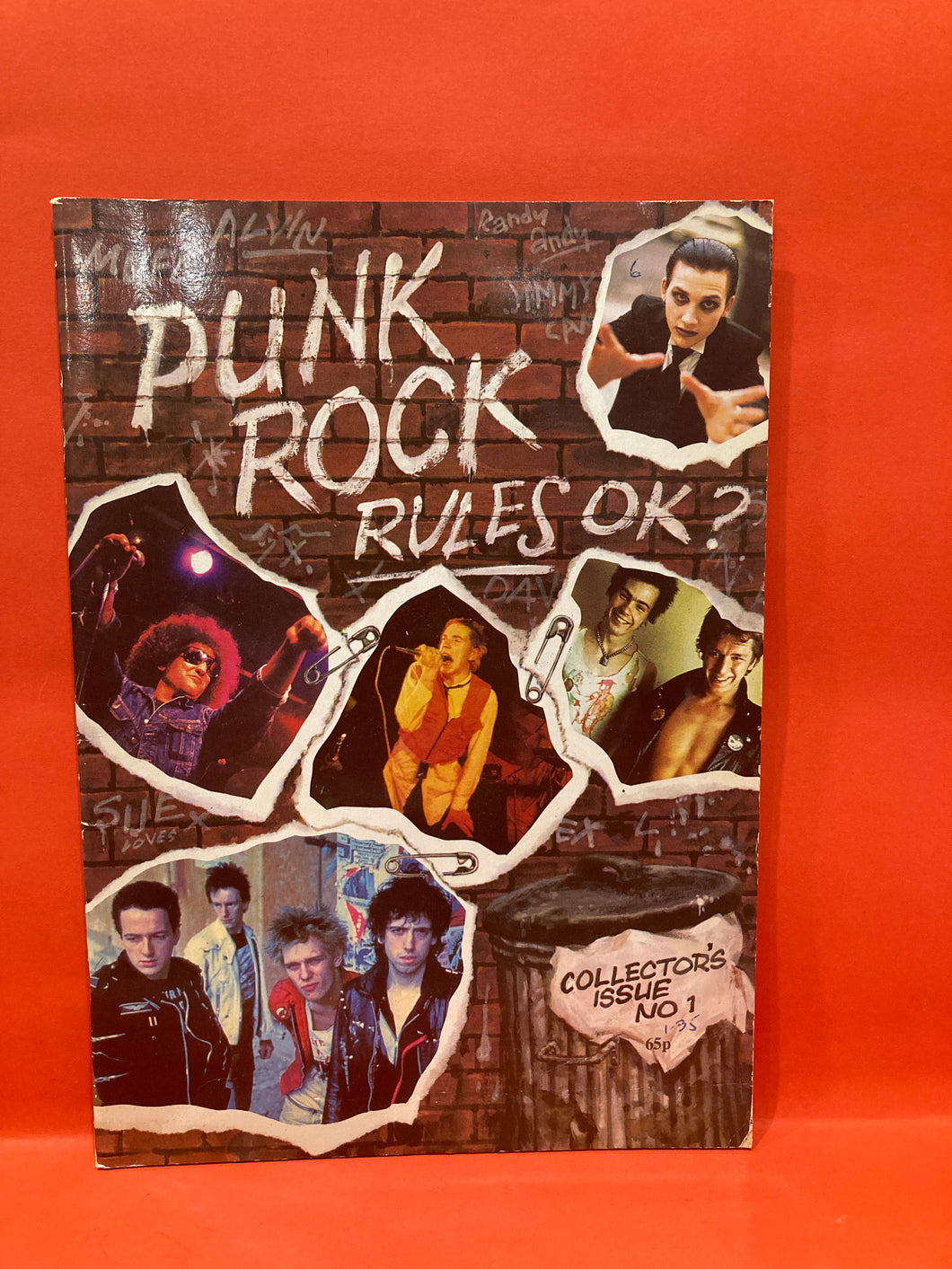 PUNK ROCK RULES OK? – Collectors Issue No.1 - Paperback Book -  RARE 1st ed. 1977