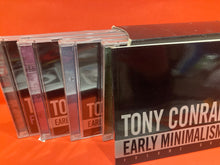 Load image into Gallery viewer, TONY CONRAD - EARLY MINIMALISM: VOL. ONE - 4X CD BOX SET - AVANT-GARDE, ELECTRONIC, MINIMAL, CLASSICAL, EXPERIMENTAL