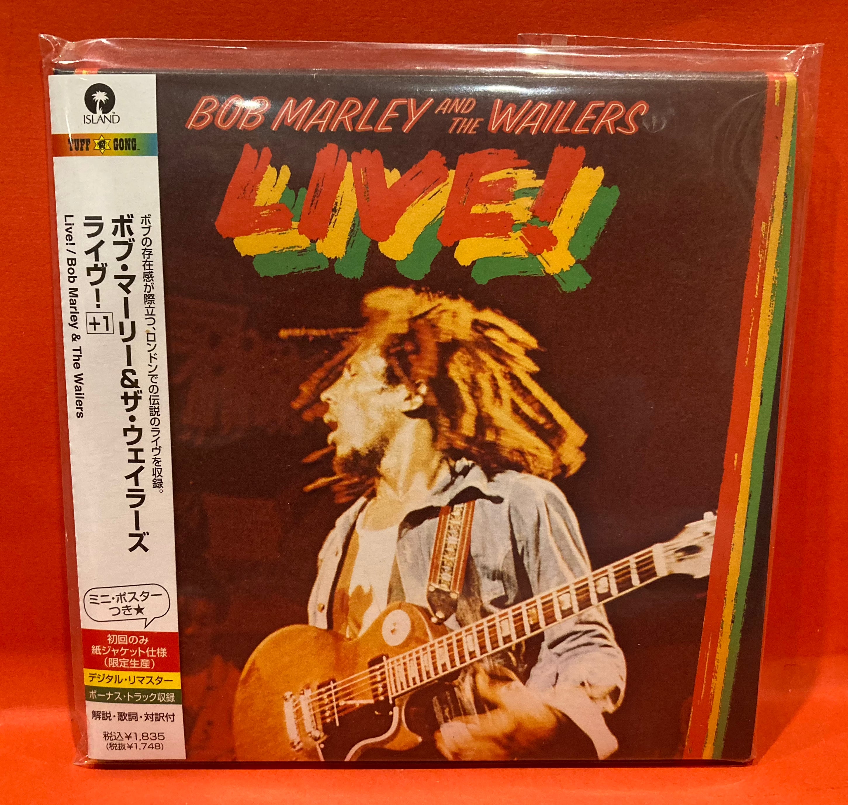 BOB MARLEY & THE WAILERS - LIVE! CD - JAPANESE PRESS – Dixon