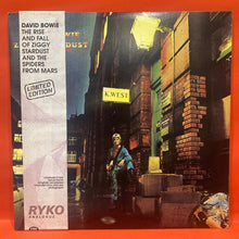 Load image into Gallery viewer, DAVID BOWIE - THE RISE AND FALL OF ZIGGY STARDUST & THE SPIDERS FROM MARS LP - CLEAR VINYL - RYKO LTD ED