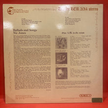 Load image into Gallery viewer, NIC JONES - BALLADS & SONGS - LP - VINYL - RARE UK FOLK