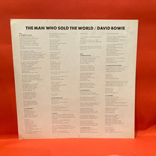 Load image into Gallery viewer, DAVID BOWIE - THE MAN WHO SOLD THE WORLD LP - VINYL JAPANESE PROMO PRESS