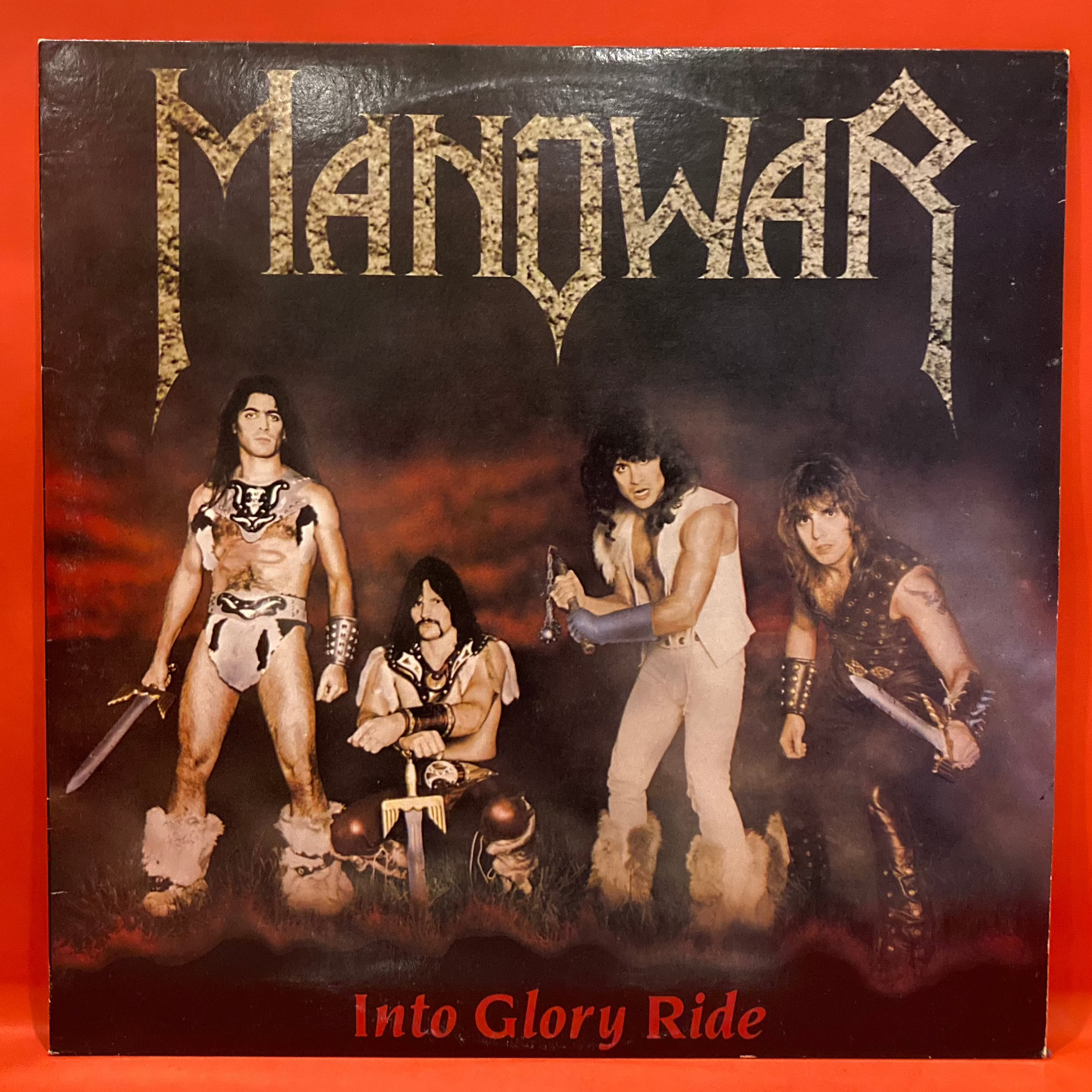MANOWAR - INTO GLORY RIDE LP - VINYL- UK PRESS – Dixon Recycled