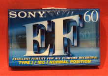 Load image into Gallery viewer, SONY EF 60 - BLANK CASSETTE - BRAND NEW
