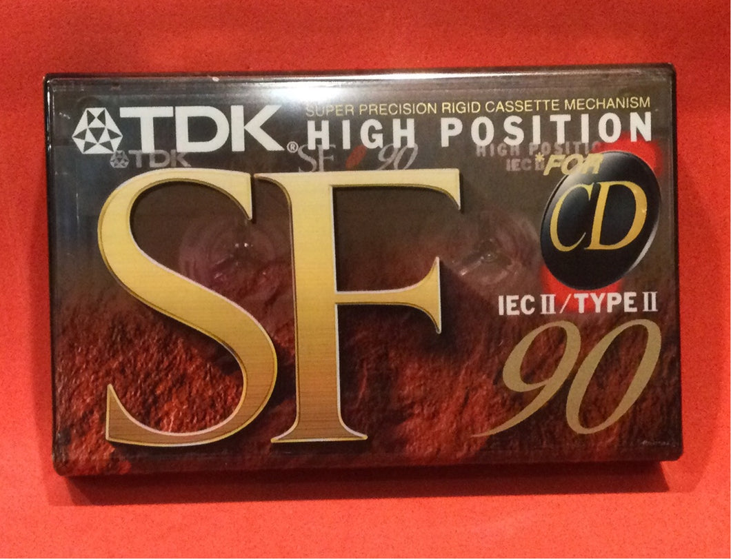 TDK SF90 - BLANK CASSETTE - BRAND NEW