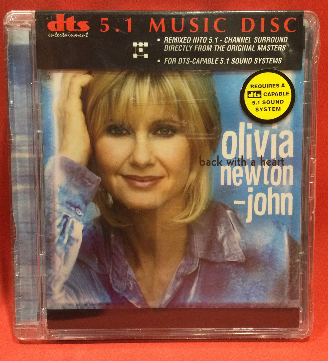 NEWTON-JOHN, OLIVIA - BACK WITH A HEART - 5.1 AUDIO DISC (SEALED)