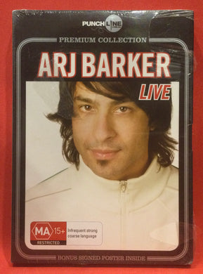 ARJ BARKER LIVE COMEDY DVD