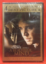 Load image into Gallery viewer, BEAUTIFUL MIND RUSSELL CROWE DVD WIDESCREEN
