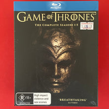 Load image into Gallery viewer, Game Of Thrones - The Complete Seasons 1-5 (Region B) SEALED 23BLU-RAY
