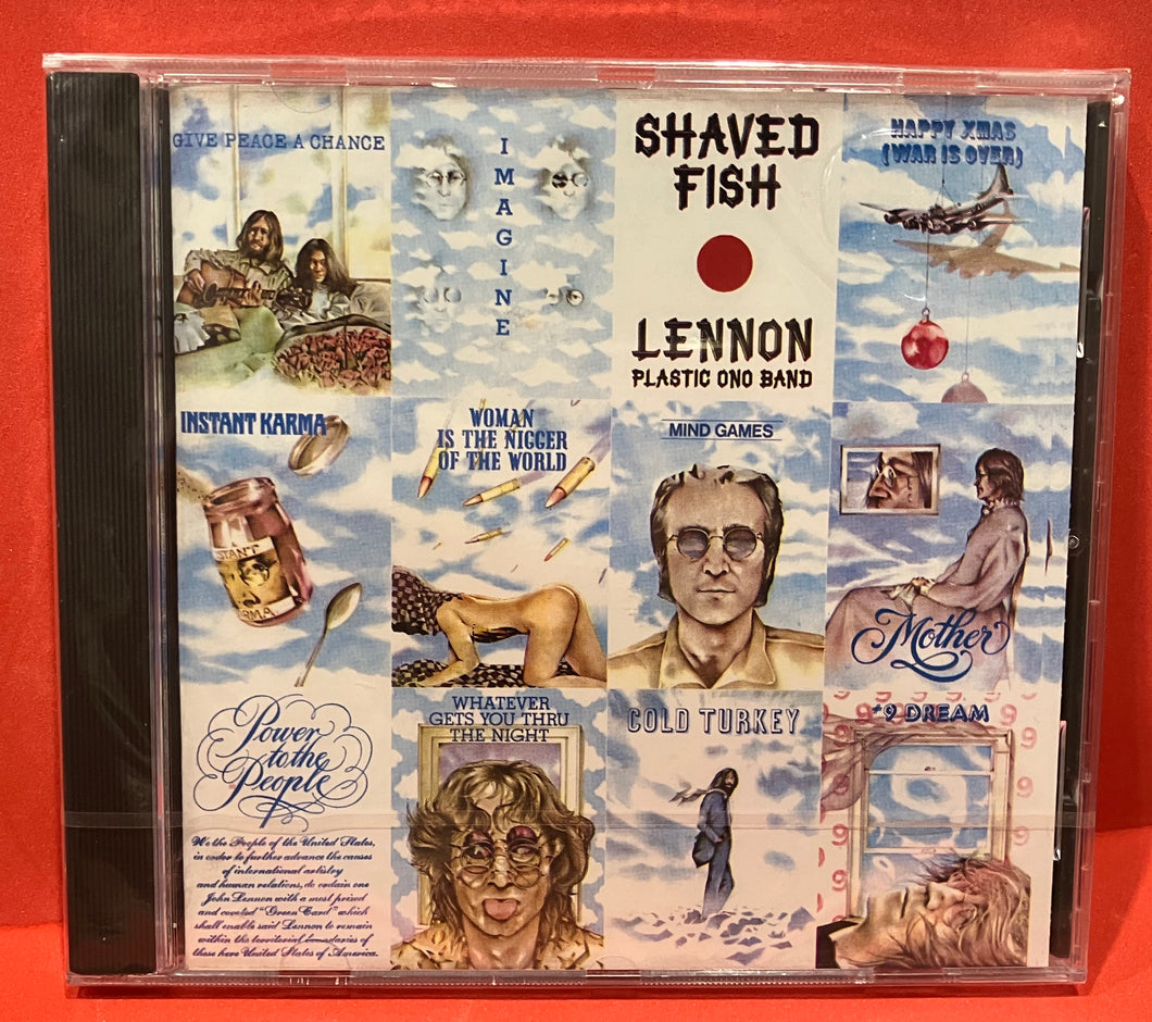 JOHN LENNON PLASTIC ONO BAND - SHAVED FISH -  CD (SEALED)