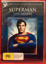 Load image into Gallery viewer, SUPERMAN THE MOVIE (1978) 4 DISC COLLECTOR&#39;S EDITION - DVD (NEW/ SEALED)
