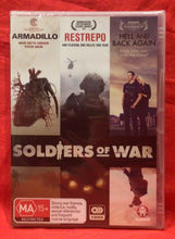 Load image into Gallery viewer, SOLDIERS OF WAR - 3 DOCUMENTARIES - DVD (NEW / SEALED)
