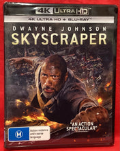Load image into Gallery viewer, SKYSCRAPER  - 4K ULTRA HD &amp; BLU RAY (NEW/ SEALED)
