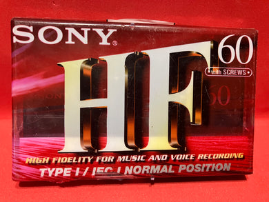 sony hd60 audio cassette