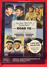 Load image into Gallery viewer, ROAD TO - BOX SET - 4 FILMS - HOPE /CROSBY - DVD (NEW/ SEALED)
