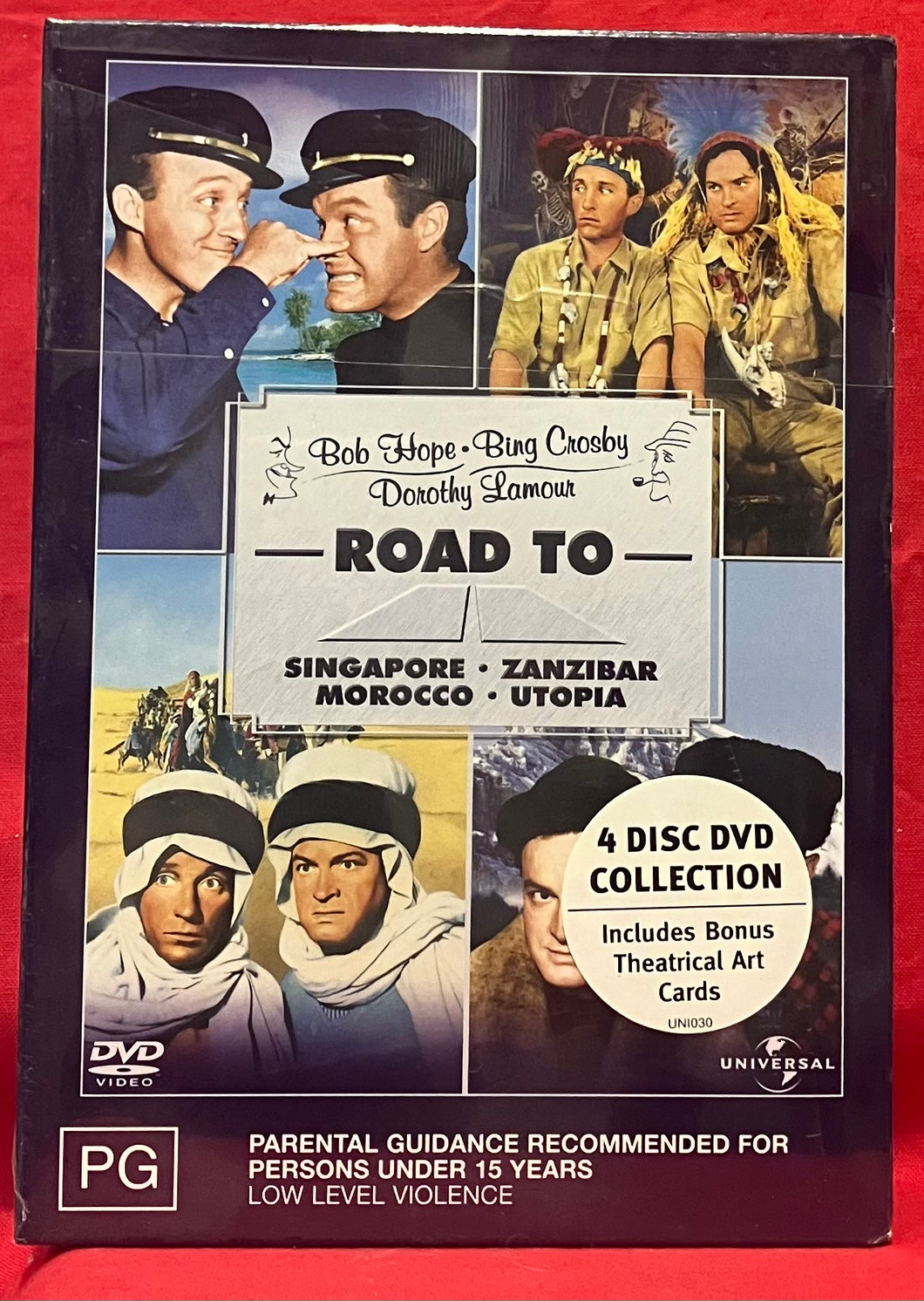 ROAD TO - BOX SET - 4 FILMS - HOPE /CROSBY - DVD (NEW/ SEALED)