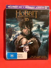 Load image into Gallery viewer, the hobbit battle of the 5 armies 3d blu-ray
