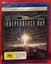 Load image into Gallery viewer, INDEPENDENCE DAY ID4 - 20TH ANNIVERSARY - BLU RAY (NEW/ SEALED)
