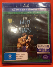 Load image into Gallery viewer, THE FAULT IN OUR STARS - BLU-RAY &amp; DVD  (NEW/ SEALED)
