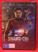 Load image into Gallery viewer, SHANG-CHI AND THE LEGEND OF THE TEN RINGS  - MARVEL STUDIOS DVD (NEW / SEALED)
