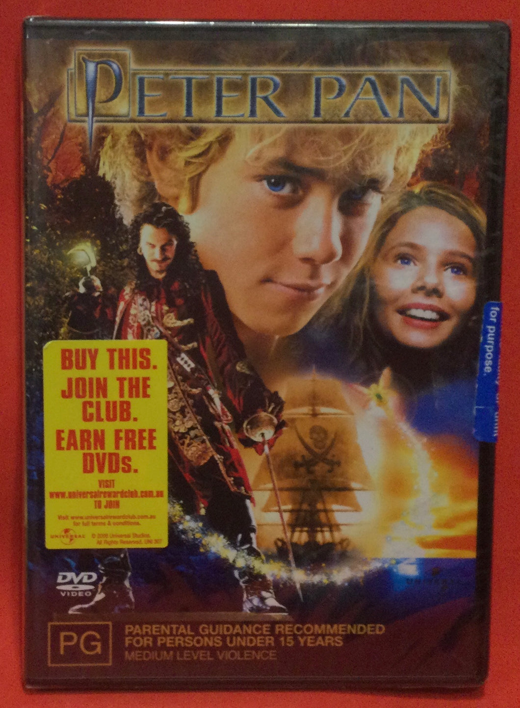 PETER PAN (2003) -DVD (NEW/SEALED)