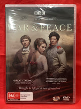Load image into Gallery viewer, WAR  &amp; PEACE - BBC 3 DISC -DVD (NEW/ SEALED)
