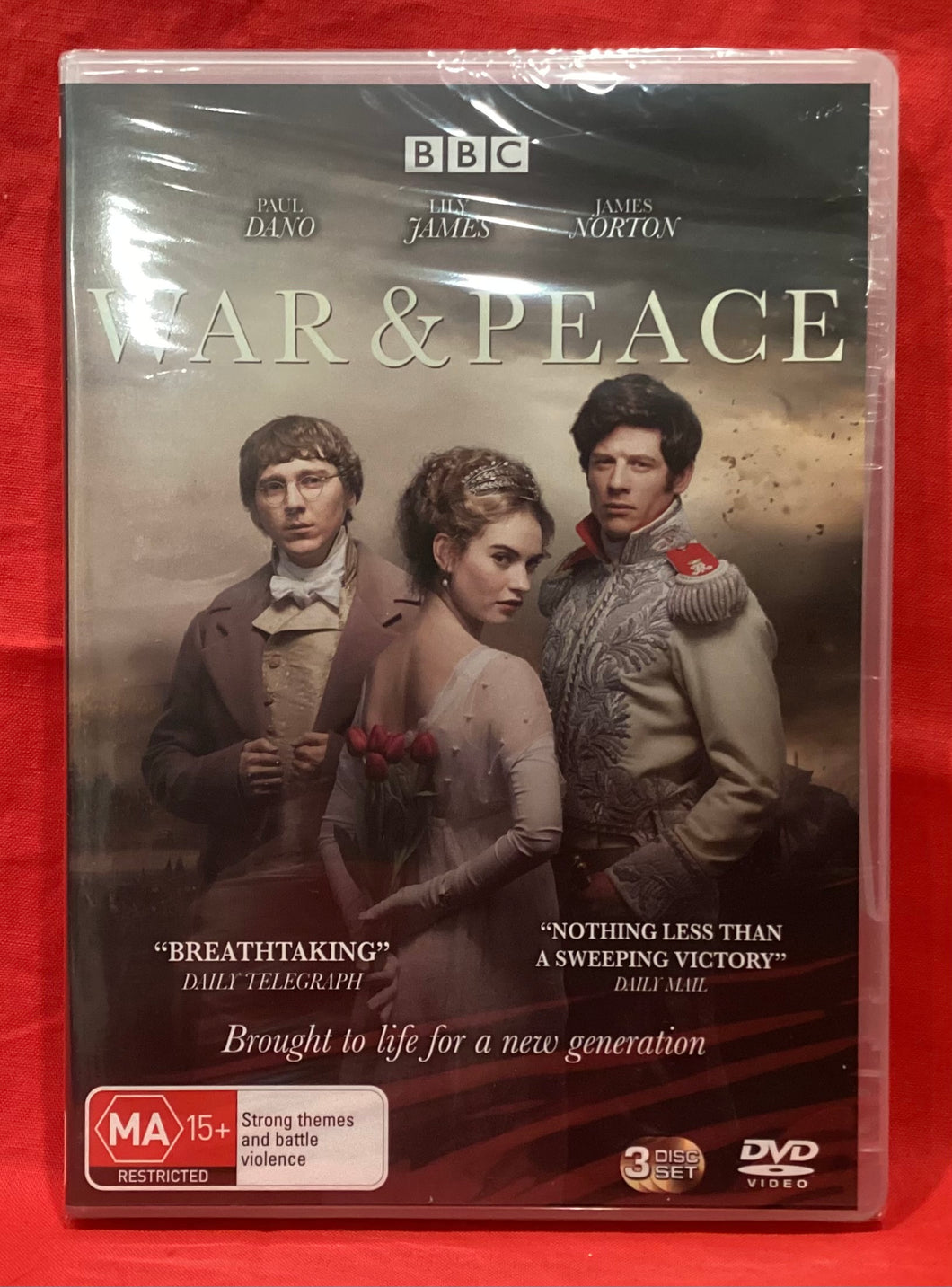 WAR  & PEACE - BBC 3 DISC -DVD (NEW/ SEALED)