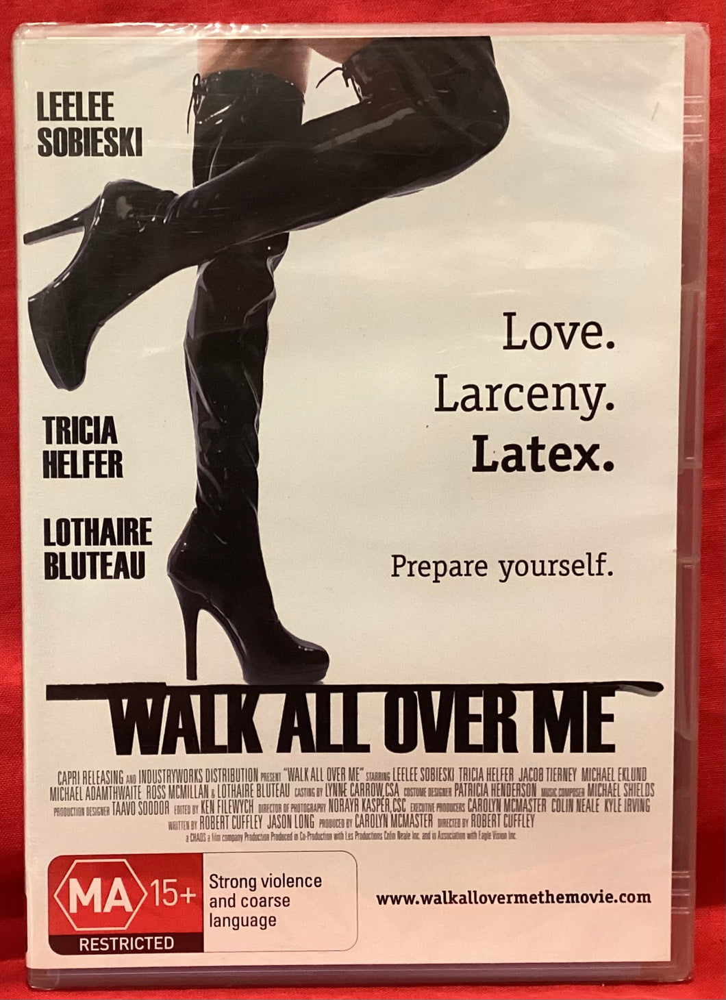 WALK ALL OVER ME  - DVD (NEW/ SEALED)