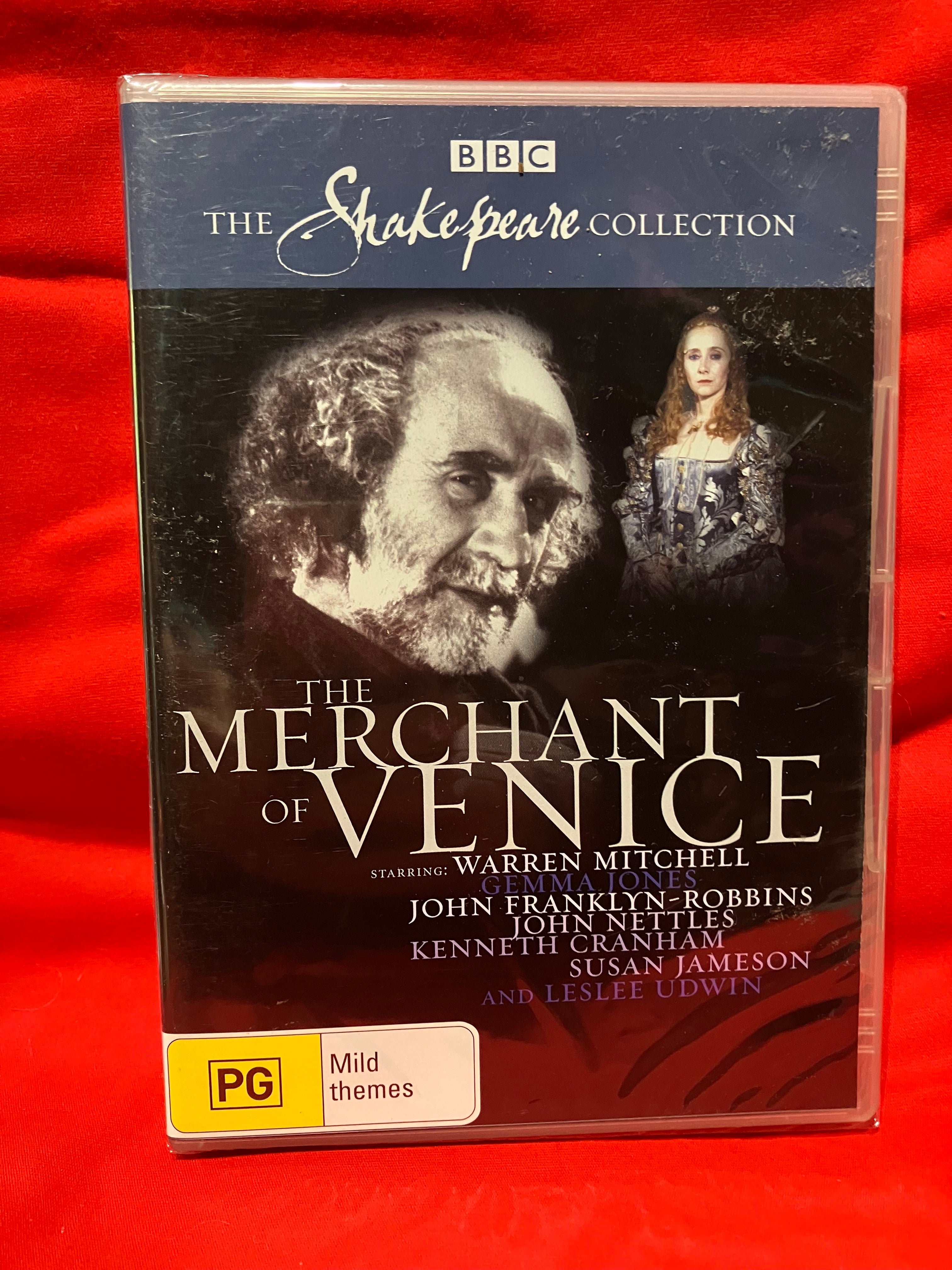 THE MERCHANT OF VENICE - SHAKESPEARE COLLECTION BBC - DVD (SEALED ...