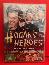 Load image into Gallery viewer, HOGAN&#39;S HEROES - THIRD SEASON - 5 DVD DISCS (SEALED)
