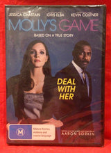 Load image into Gallery viewer, MOLLY'S GAME  - DVD (NEW/ SEALED)
