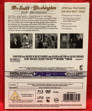 Load image into Gallery viewer, MR SMITH GOES TO WASHINGTON - BLU-RAY &amp; DVD (SEALED) UK IMPORT
