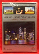 Load image into Gallery viewer, GREATEST HUMAN ACHIEVEMENTS - SHAPING THE WORLD - DVD (NEW / SEALED)
