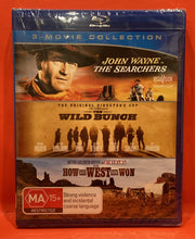 Load image into Gallery viewer, JOHN WAYNE 3 MOVIE COLLECTION - BLU-RAY (NEW/ SEALED)
