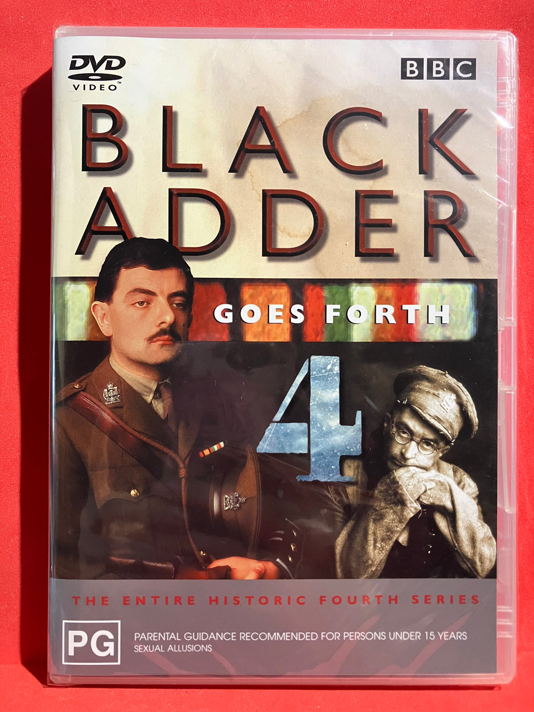 BLACK ADDER GOES FORTH  - COMPLETE SERIES 4 - DVD (SEALED)