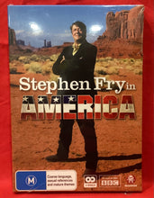 Load image into Gallery viewer, STEPHEN FRY IN AMERICA - DVD (NEW/ SEALED)
